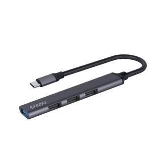 3-portni USB-C razdelilnik 3xUSB-C 3.1 + 1x USB-A